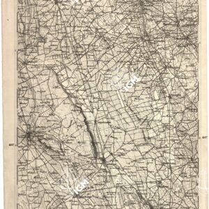 CARTA DELL' ITALIA MERIDIONALE EDITA DALL'ISTITUTO TOPOGRAFICO MILITARE ITALIANO - Foglio 97 parte orientale - Gallipoli