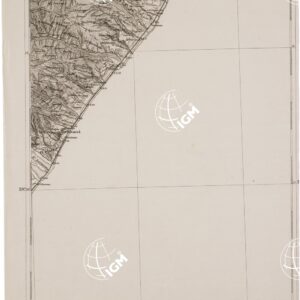 CARTA DELL' ITALIA MERIDIONALE EDITA DALL'ISTITUTO TOPOGRAFICO MILITARE ITALIANO - Foglio 101 parte orientale - Cerchiara