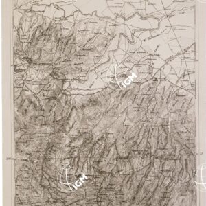 CARTA DELL' ITALIA MERIDIONALE EDITA DALL'ISTITUTO TOPOGRAFICO MILITARE ITALIANO - Foglio 106 parte occidentale - Rossano