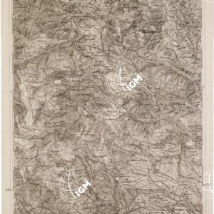 CARTA DELL' ITALIA MERIDIONALE EDITA DALL'ISTITUTO TOPOGRAFICO MILITARE ITALIANO - Foglio 109 parte occidentale - Campana