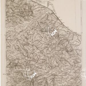 CARTA DELL' ITALIA MERIDIONALE EDITA DALL'ISTITUTO TOPOGRAFICO MILITARE ITALIANO - Foglio 109 parte orientale - Campana