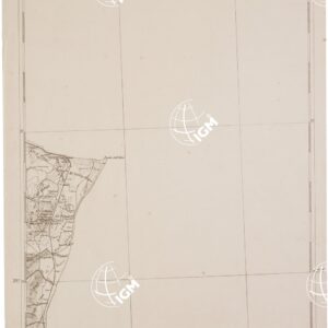 CARTA DELL' ITALIA MERIDIONALE EDITA DALL'ISTITUTO TOPOGRAFICO MILITARE ITALIANO - Foglio 109 bis - P.ta dell'Alice