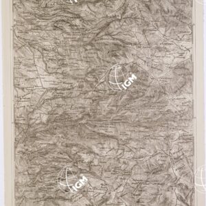 CARTA DELL' ITALIA MERIDIONALE EDITA DALL'ISTITUTO TOPOGRAFICO MILITARE ITALIANO - Foglio 111 parte occidentale - Rogliano