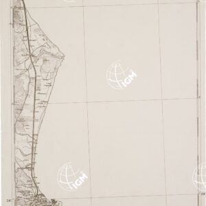 CARTA DELL' ITALIA MERIDIONALE EDITA DALL'ISTITUTO TOPOGRAFICO MILITARE ITALIANO - Foglio 113 - Cotrone