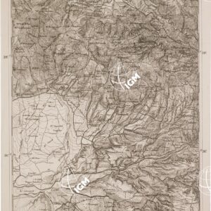 CARTA DELL' ITALIA MERIDIONALE EDITA DALL'ISTITUTO TOPOGRAFICO MILITARE ITALIANO - Foglio 115 parte occidentale - Catanzaro