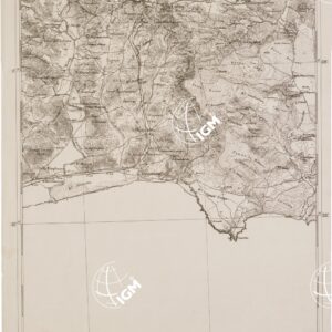 CARTA DELL' ITALIA MERIDIONALE EDITA DALL'ISTITUTO TOPOGRAFICO MILITARE ITALIANO - Foglio 116 parte orientale - Cropani