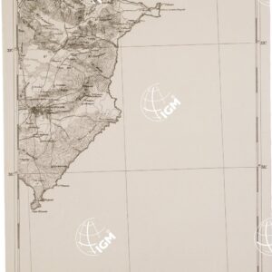 CARTA DELL' ITALIA MERIDIONALE EDITA DALL'ISTITUTO TOPOGRAFICO MILITARE ITALIANO - Foglio 117 - Isola di Capo Rizzuto