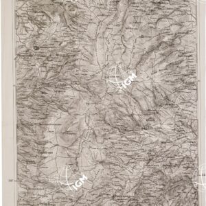 CARTA DELL' ITALIA MERIDIONALE EDITA DALL'ISTITUTO TOPOGRAFICO MILITARE ITALIANO - Foglio 119 parte occidentale - Squillace