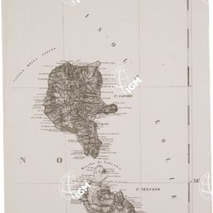 CARTA DELL' ITALIA MERIDIONALE - Foglio 120 - Lipari