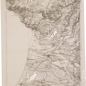 CARTA DELL' ITALIA MERIDIONALE EDITA DALL'ISTITUTO TOPOGRAFICO MILITARE ITALIANO - Foglio 122 parte occidentale - Nicotera