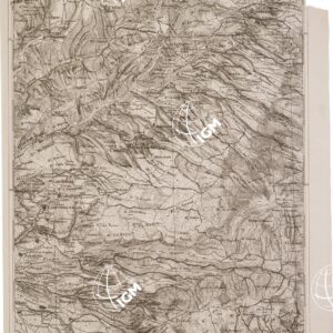 CARTA DELL' ITALIA MERIDIONALE EDITA DALL'ISTITUTO TOPOGRAFICO MILITARE ITALIANO - Foglio 122 parte orientale - Nicotera