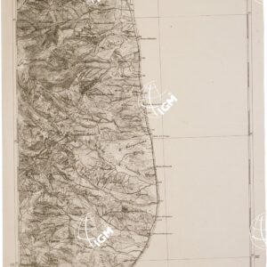 CARTA DELL' ITALIA MERIDIONALE EDITA DALL'ISTITUTO TOPOGRAFICO MILITARE ITALIANO - Foglio 123 parte orientale - Stilo