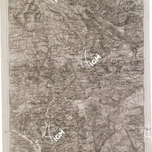 CARTA DELL' ITALIA MERIDIONALE EDITA DALL'ISTITUTO TOPOGRAFICO MILITARE ITALIANO - Foglio 138 parte occidentale - Staiti