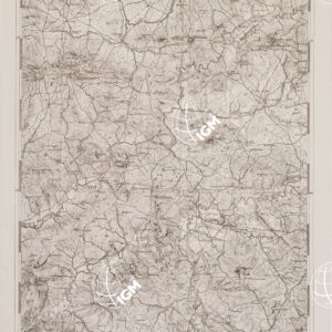 CARTA DELL' ITALIA MERIDIONALE EDITA DALL'ISTITUTO TOPOGRAFICO MILITARE ITALIANO - Foglio 141 parte occidentale - Corleone