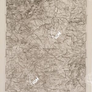 CARTA DELL' ITALIA MERIDIONALE EDITA DALL'ISTITUTO TOPOGRAFICO MILITARE ITALIANO - Foglio 142 parte orientale - Ciminna