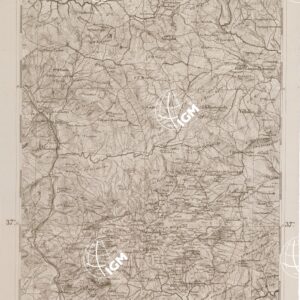 CARTA DELL' ITALIA MERIDIONALE EDITA DALL'ISTITUTO TOPOGRAFICO MILITARE ITALIANO - Foglio 152 parte orientale - Cammarata