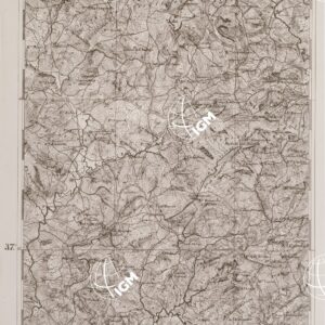 CARTA DELL' ITALIA MERIDIONALE EDITA DALL'ISTITUTO TOPOGRAFICO MILITARE ITALIANO - Foglio 153 parte occidentale - S.ta Caterina