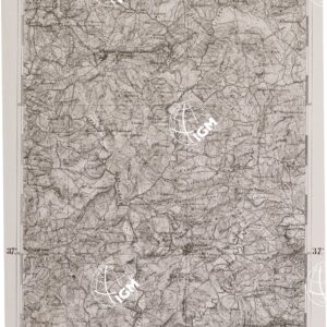 CARTA DELL' ITALIA MERIDIONALE EDITA DALL'ISTITUTO TOPOGRAFICO MILITARE ITALIANO - Foglio 153 parte orientale - S.ta Caterina