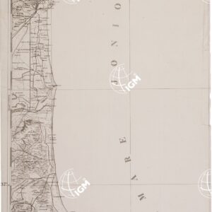 CARTA DELL' ITALIA MERIDIONALE EDITA DALL'ISTITUTO TOPOGRAFICO MILITARE ITALIANO - Foglio 163