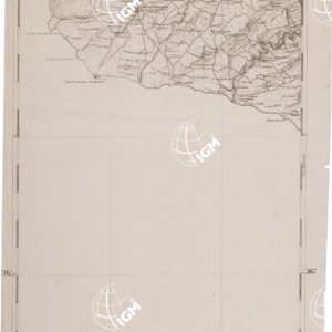 CARTA DELL' ITALIA MERIDIONALE EDITA DALL'ISTITUTO TOPOGRAFICO MILITARE ITALIANO - Foglio 172 - Capo Scalambri