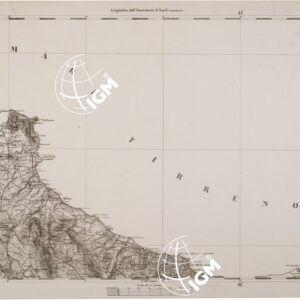 CARTA DELL' ITALIA MERIDIONALE EDITA DALL'ISTITUTO TOPOGRAFICO MILITARE ITALIANO - Foglio 132 - Termini