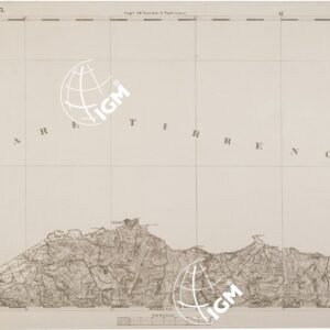 CARTA DELL' ITALIA MERIDIONALE EDITA DALL'ISTITUTO TOPOGRAFICO MILITARE ITALIANO - Foglio 133 - Cefalù
