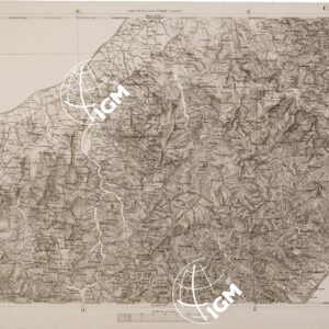 CARTA DELL' ITALIA MERIDIONALE EDITA DALL'ISTITUTO TOPOGRAFICO MILITARE ITALIANO - Foglio 136 - Castroreale