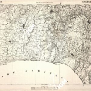 CARTA DELL' ITALIA MERIDIONALE EDITA DALL'ISTITUTO TOPOGRAFICO MILITARE ITALIANO - Foglio 150 - Castelvetrano