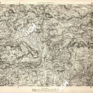 CARTA DELL' ITALIA MERIDIONALE EDITA DALL'ISTITUTO TOPOGRAFICO MILITARE ITALIANO - Foglio 151 - Bivona