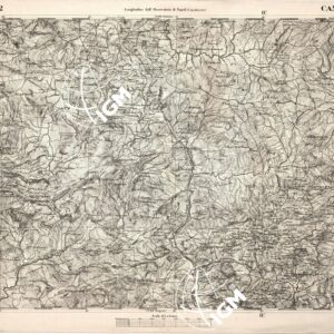 CARTA DELL' ITALIA MERIDIONALE EDITA DALL'ISTITUTO TOPOGRAFICO MILITARE ITALIANO - Foglio 152 - Cammarata