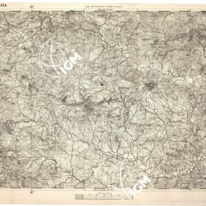 CARTA DELL' ITALIA MERIDIONALE EDITA DALL'ISTITUTO TOPOGRAFICO MILITARE ITALIANO - Foglio 154 - Leonforte