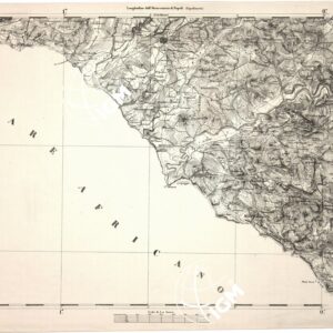 CARTA DELL' ITALIA MERIDIONALE - Foglio 158 - Sciacca