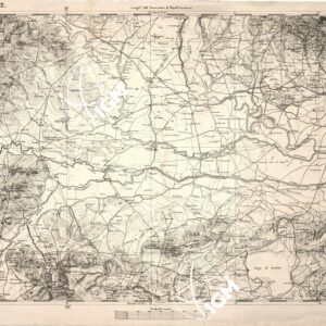 CARTA DELL' ITALIA MERIDIONALE EDITA DALL'ISTITUTO TOPOGRAFICO MILITARE ITALIANO - Foglio 162 - Rammacca