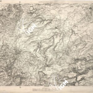 CARTA DELL' ITALIA MERIDIONALE EDITA DALL'ISTITUTO TOPOGRAFICO MILITARE ITALIANO - Foglio 167 - Buccheri