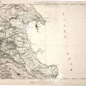 CARTA DELL' ITALIA MERIDIONALE EDITA DALL'ISTITUTO TOPOGRAFICO MILITARE ITALIANO - Foglio 168 - Augusta