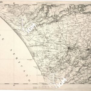 CARTA DELL' ITALIA MERIDIONALE EDITA DALL'ISTITUTO TOPOGRAFICO MILITARE ITALIANO - Foglio 169 - Vittoria