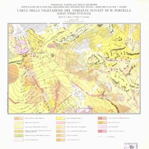 CARTA DELLA VEGETAZIONE DEL VERSANTE SUD-EST DI M. PORTELLA (GRAN SASSO D'ITALIA)