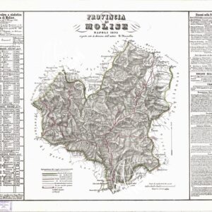 CARTA AMMINISTRATIVA DEL REGNO DELLE DUE SICILIE DIVISA IN SINGOLE PROVINCIE - Foglio 5 - Provincia di Molise