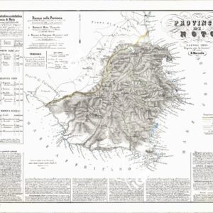 CARTA AMMINISTRATIVA DEL REGNO DELLE DUE SICILIE DIVISA IN SINGOLE PROVINCIE - Foglio 22 - Provincia di Noto