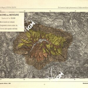 BACINO DEL MERCURE (CARTINA GEOLOGICA) - Tavola II