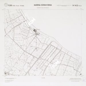 CARTA TOPOGRAFICA DELLA CALABRIA - Foglio 230 IV N.O. SEZ.A - Marina Schiavonia