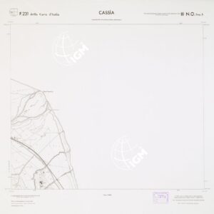 CARTA TOPOGRAFICA DELLA CALABRIA - Foglio 231 III N.O. SEZ.A - Cassia