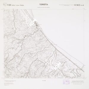 CARTA TOPOGRAFICA DELLA CALABRIA - Foglio 231 III N.O. SEZ.B - Torretta