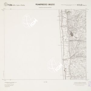CARTA TOPOGRAFICA DELLA CALABRIA - Foglio 236 IV S.O. SEZ.A - Fiumefreddo Bruzio