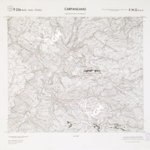 CARTA TOPOGRAFICA DELLA CALABRIA - Foglio 236 II N.O. SEZ.A - Carpanzano