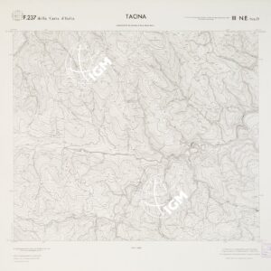 CARTA TOPOGRAFICA DELLA CALABRIA - Foglio 237 III N.E. SEZ.D - Tacina