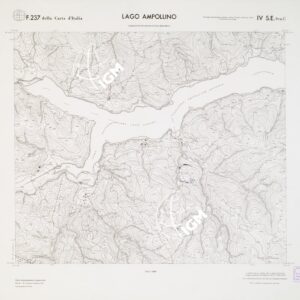 CARTA TOPOGRAFICA DELLA CALABRIA - Foglio 237 IV S.E. SEZ.C - Lago Ampollino