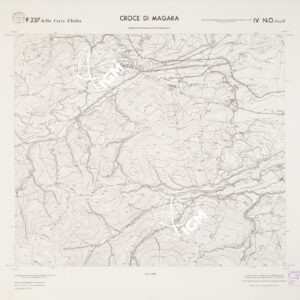 CARTA TOPOGRAFICA DELLA CALABRIA - Foglio 237 IV N.O. SEZ.D - Croce di Magara