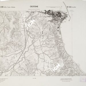 CARTA TOPOGRAFICA DELLA CALABRIA - Foglio 238 III S.E. SEZ.D-A - Crotone