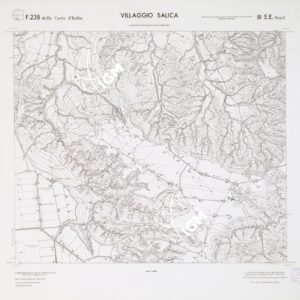 CARTA TOPOGRAFICA DELLA CALABRIA - Foglio 238 III S.E. SEZ.C - Villaggio Salica